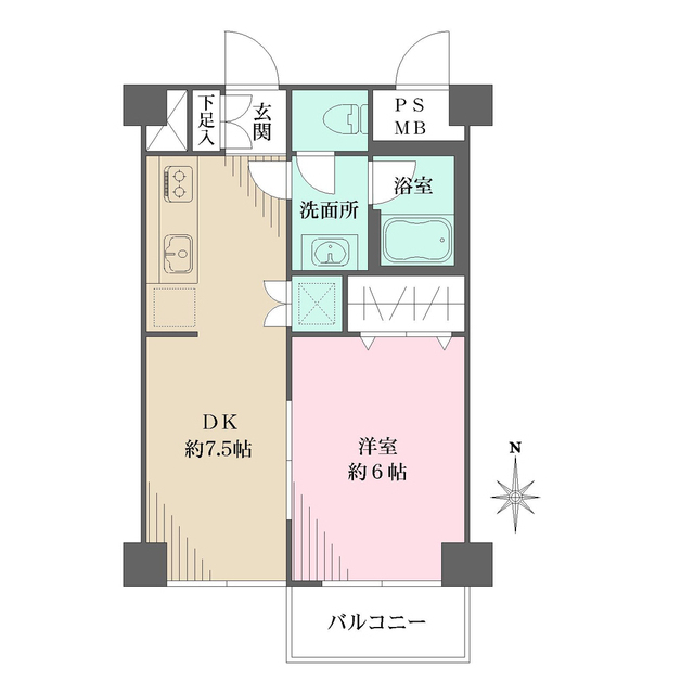藤和大崎コープの間取図