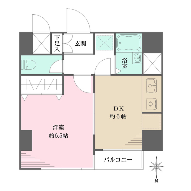 ワイズコープの間取図