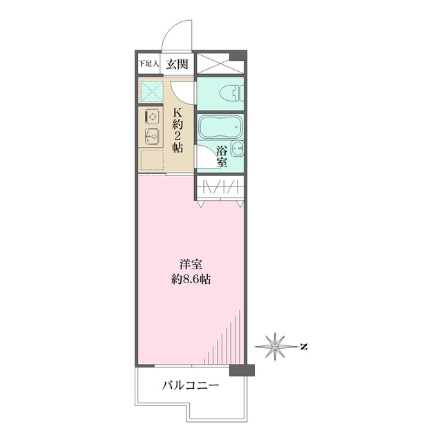 精養堂アパートメンツの間取図