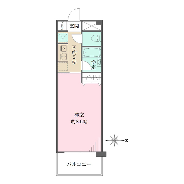 精養堂アパートメンツの間取図