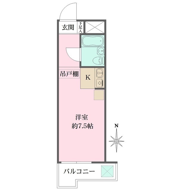 トップ桜新町第２の間取図
