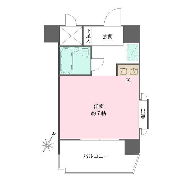 ライオンズマンション雪が谷大塚の間取図
