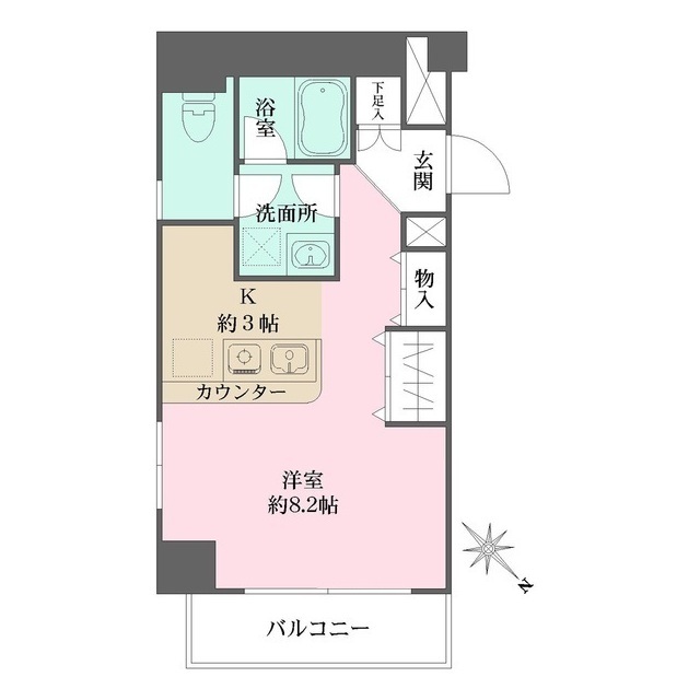 クリーンホームツルオカの間取図