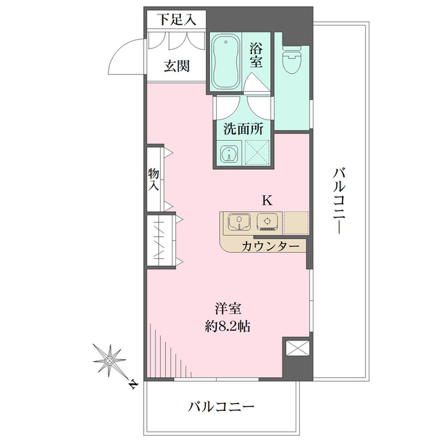 クリーンホームツルオカの間取図