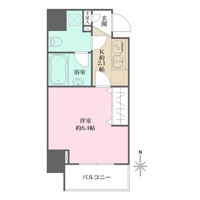 プリモ・レガーロ北品川の間取図