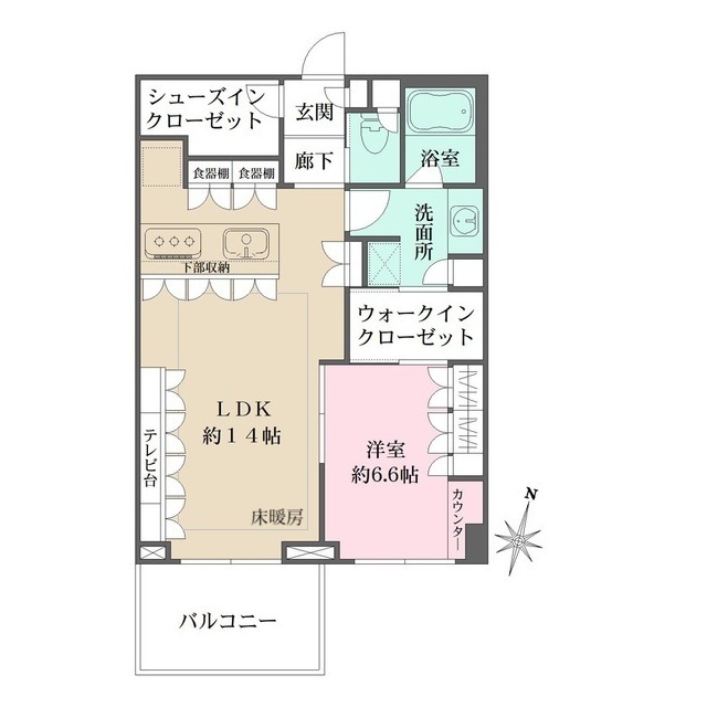 スタイルハウス目黒緑が丘の間取図