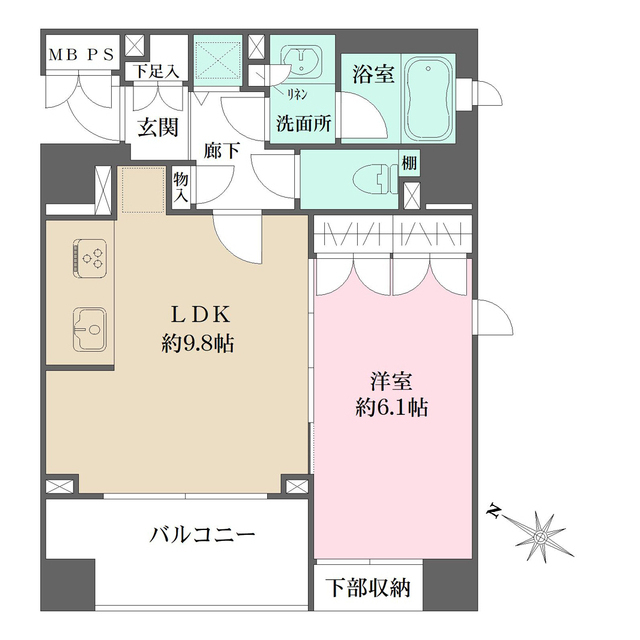 パークハウス渋谷山手の間取図