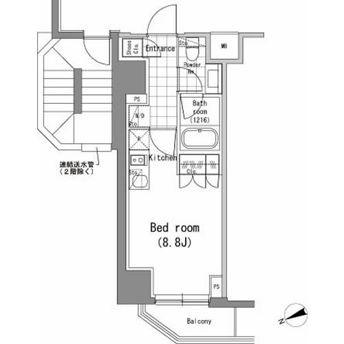 パークハビオ新橋の間取図