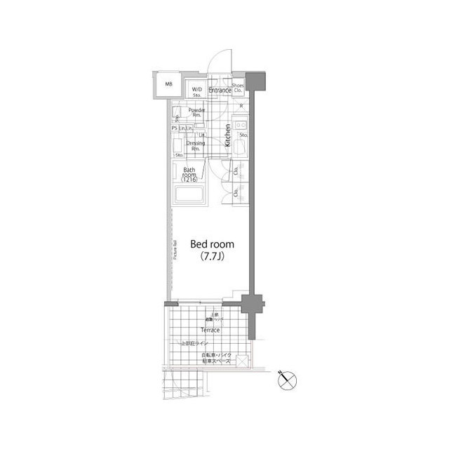 パークハビオ中目黒の間取図