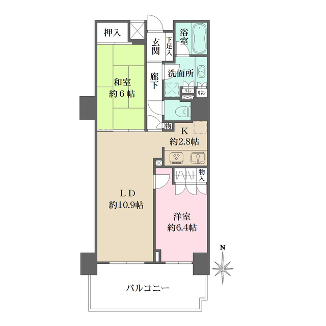 ゲートシティ大崎サウスパークタワーの間取図