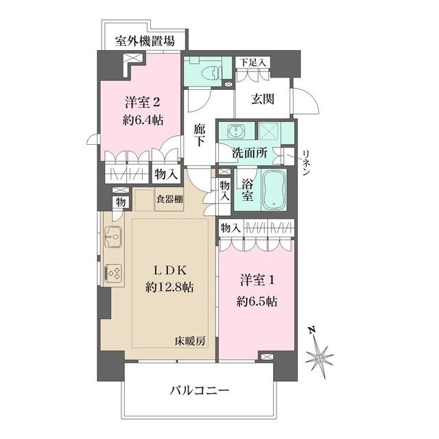 パークハウス麻布十番アーバンスの間取図