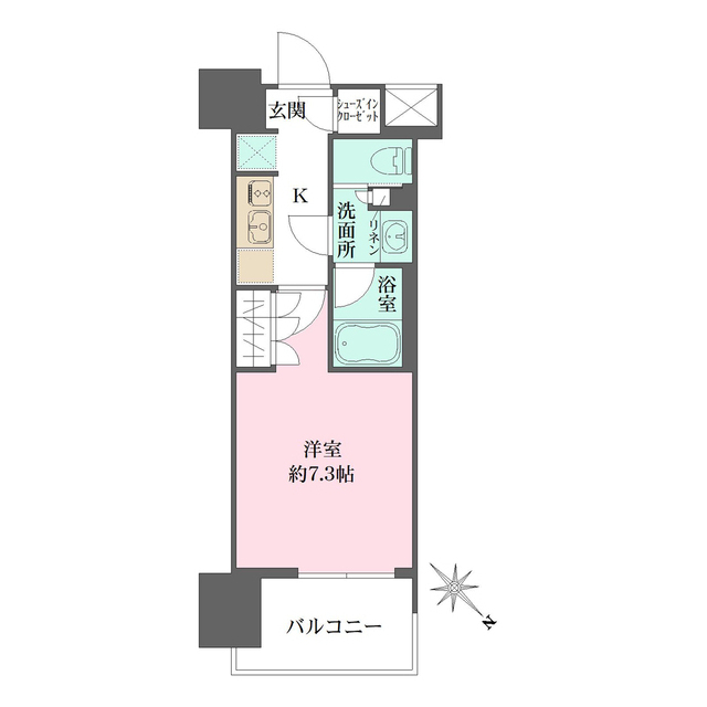 ザ・パークハビオ目黒の間取図