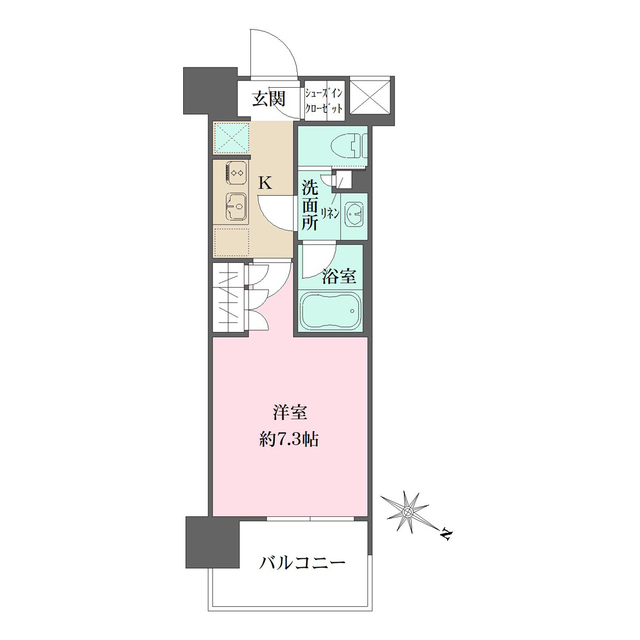 ザ・パークハビオ目黒の間取図