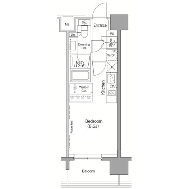 ザ・パークハビオ目黒の間取図