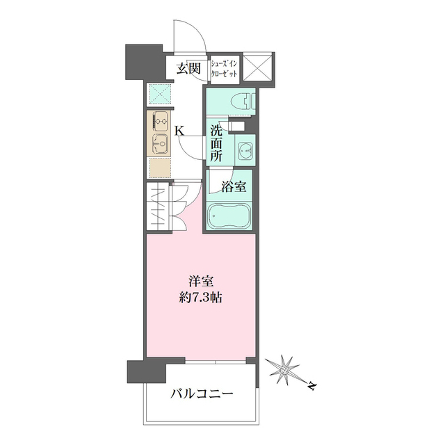 ザ・パークハビオ目黒の間取図