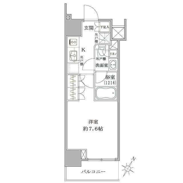 ザ・パークワンズ品川戸越の間取図