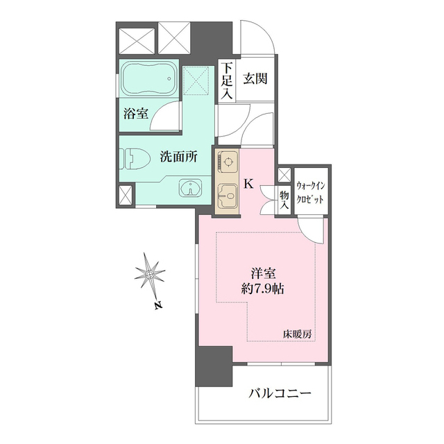 ファミール芝公園グランスイート　ラ・ヴィルの間取図