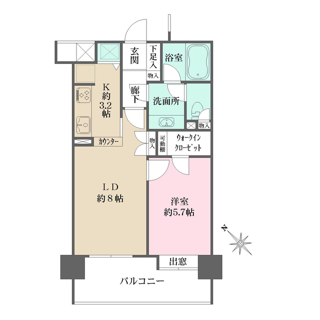 ファミール表参道ベルファースの間取図