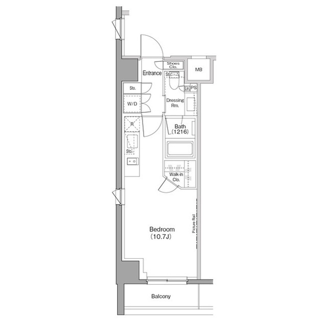 ザ・パークハビオ恵比寿プレイスの間取図