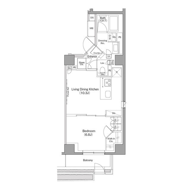 ザ・パークハビオ目黒フォートの間取図