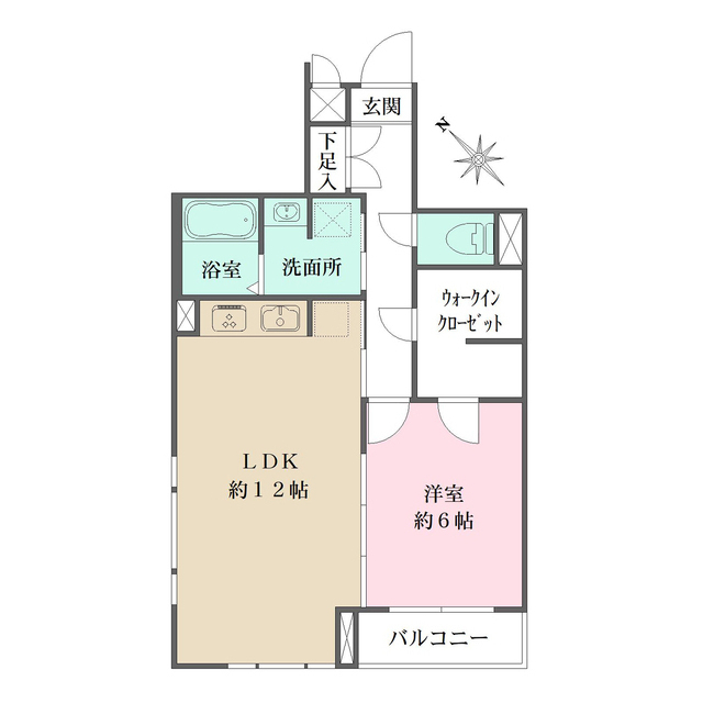 ベルフェリーク西小山の間取図