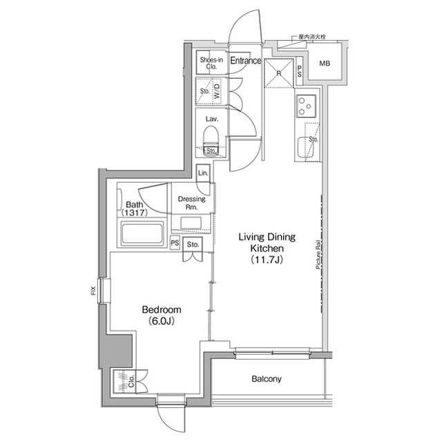 ザ・パークハビオ西大井の間取図