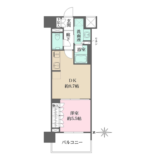 ザ・パークハウスアーバンス渋谷の間取図
