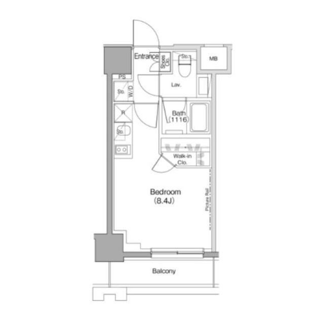 ザ・パークハビオ目黒レジデンスの間取図
