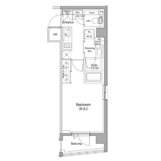 ザ・パークハビオ南大井の間取図