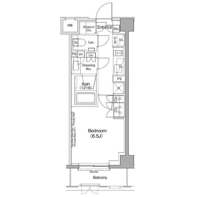 ザ・パークハビオ神泉の間取図
