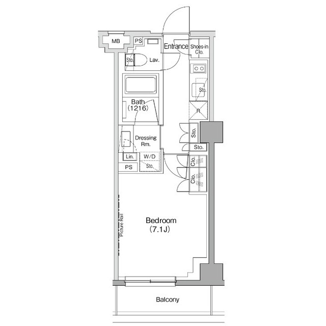 ザ・パークハビオ神泉の間取図
