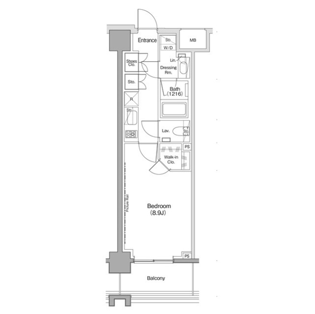 ヴェール・クレール大崎の間取図
