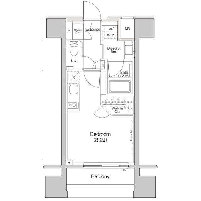 ザ・パークハビオ荏原中延プレイスの間取図