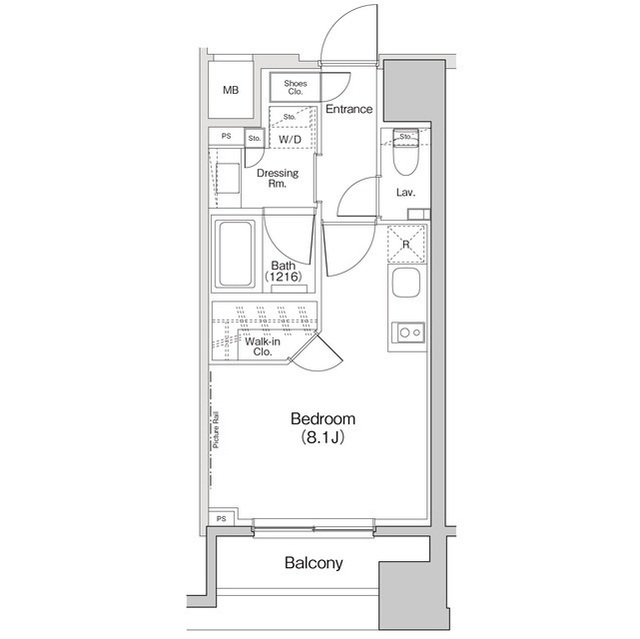 ザ・パークハビオ荏原中延プレイスの間取図