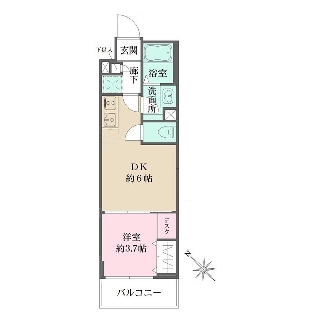 ＷＨＡＲＦ西馬込の間取図
