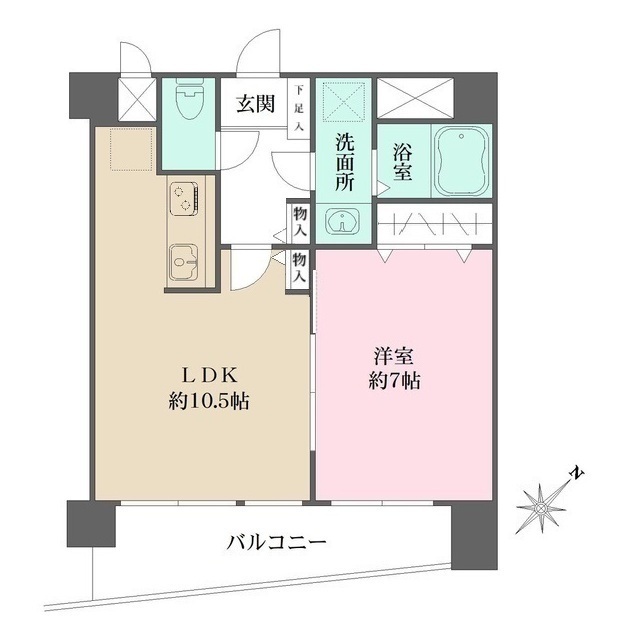 コスモリード雪が谷大塚の間取図