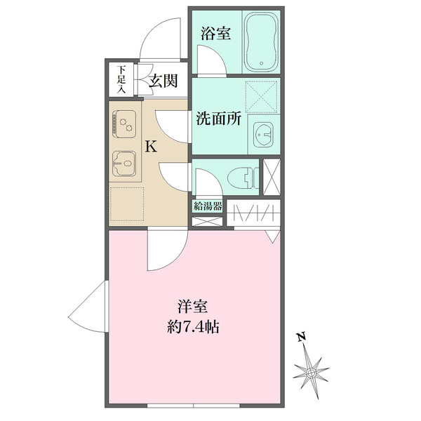 アトリオフラッツ三軒茶屋ノースの間取図