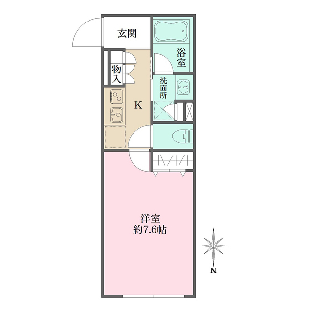 アトリオフラッツ自由が丘イーストの間取図