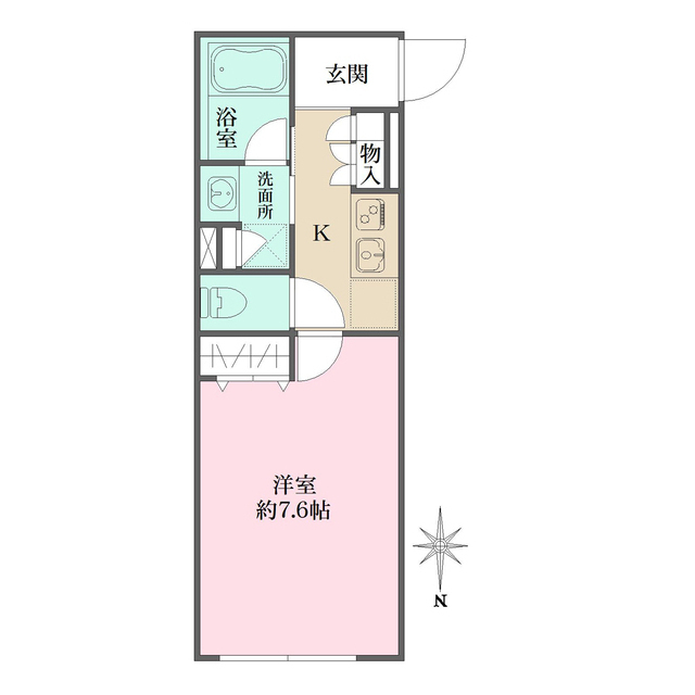 アトリオフラッツ自由が丘イーストの間取図