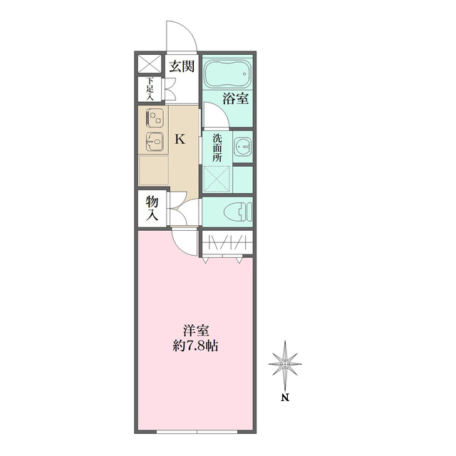アトリオフラッツ自由が丘イーストの間取図