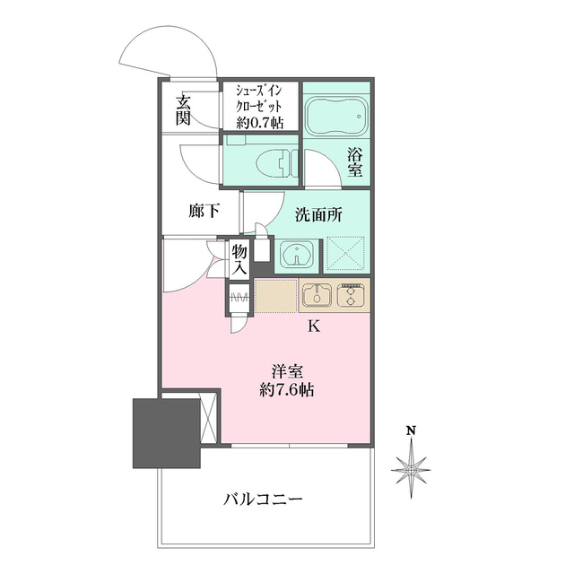 大崎ステーションレジデンスの間取図