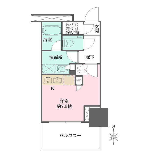 大崎ステーションレジデンスの間取図