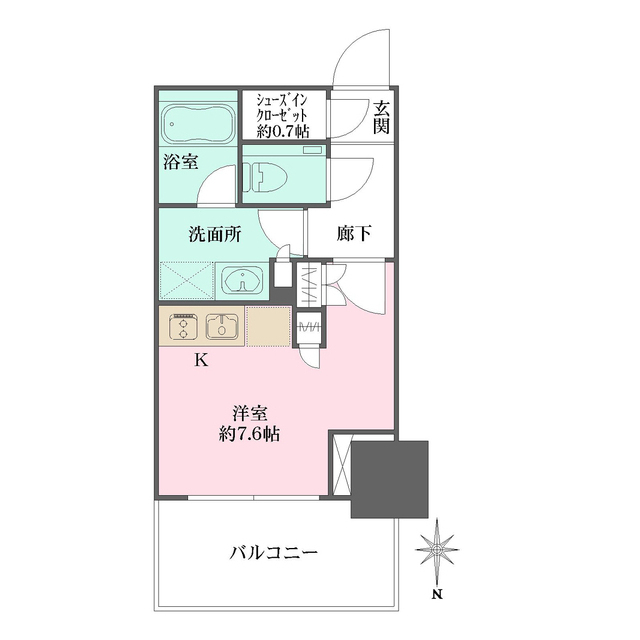 大崎ステーションレジデンスの間取図