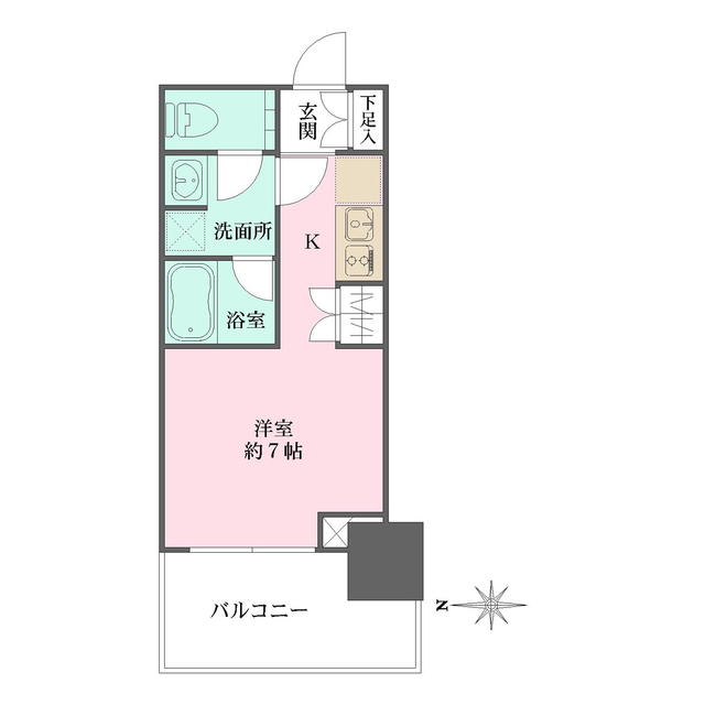 大崎ステーションレジデンスの間取図