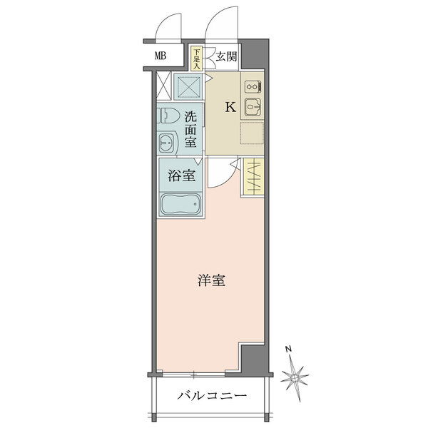 ヴィータローザ南砂町の間取図