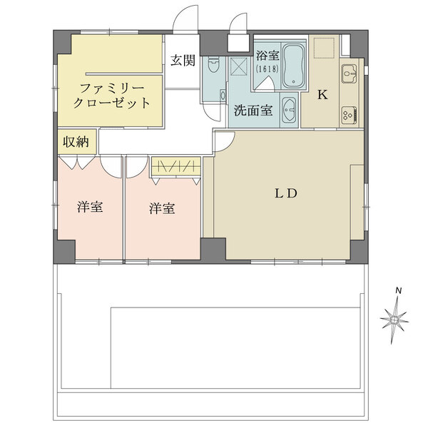 ローザリアンの間取図
