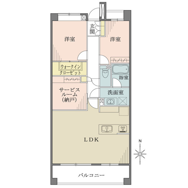 マークス亀戸の間取図