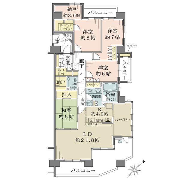 アールフォーラム新浦安の間取図