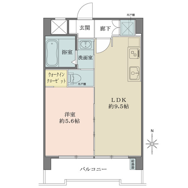 パラスト自由ヶ丘の間取図