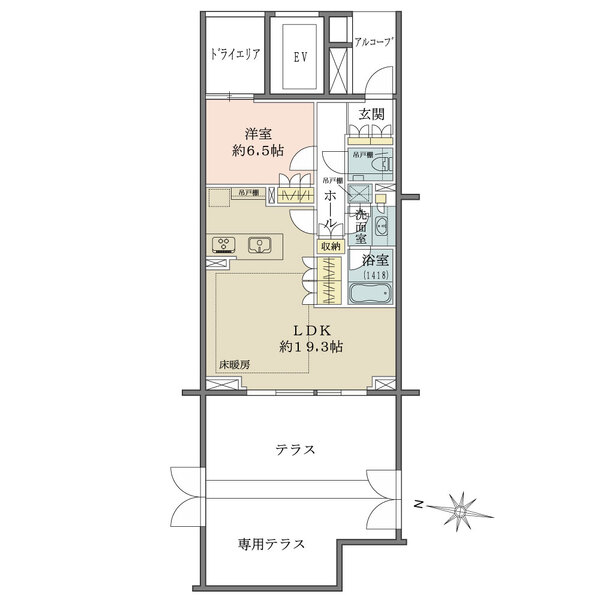 本郷パークハウス　ザ・プレミアフォートの間取図